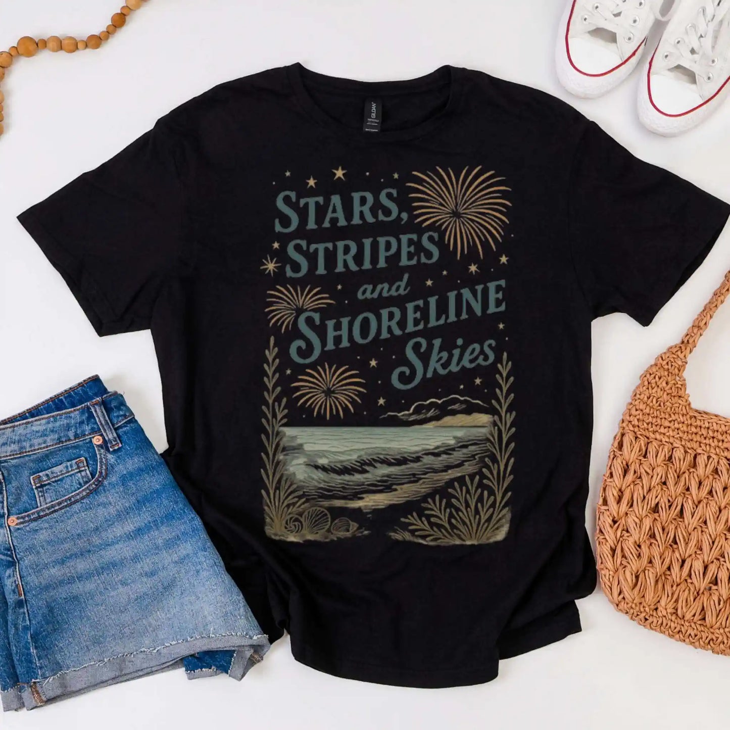Stars, Stripes, and Shoreline Skies