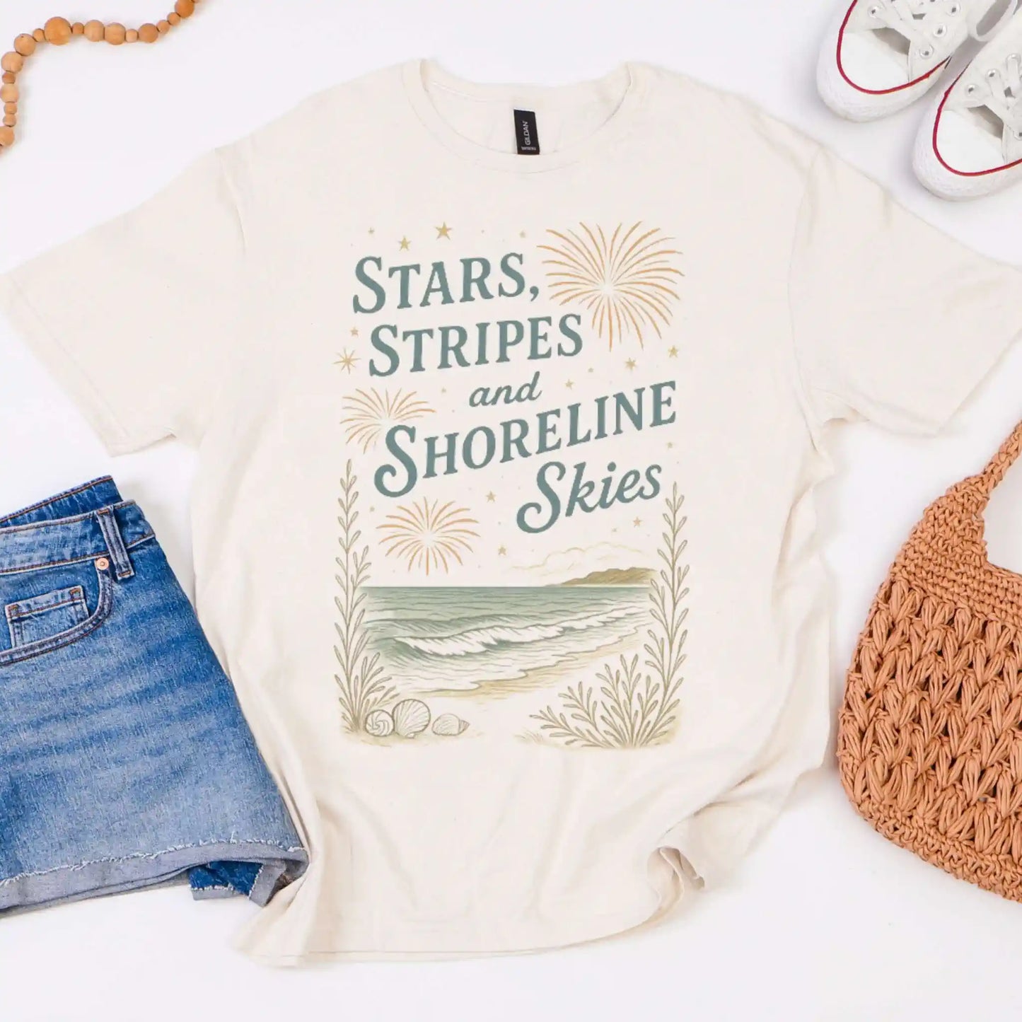 Stars, Stripes, and Shoreline Skies