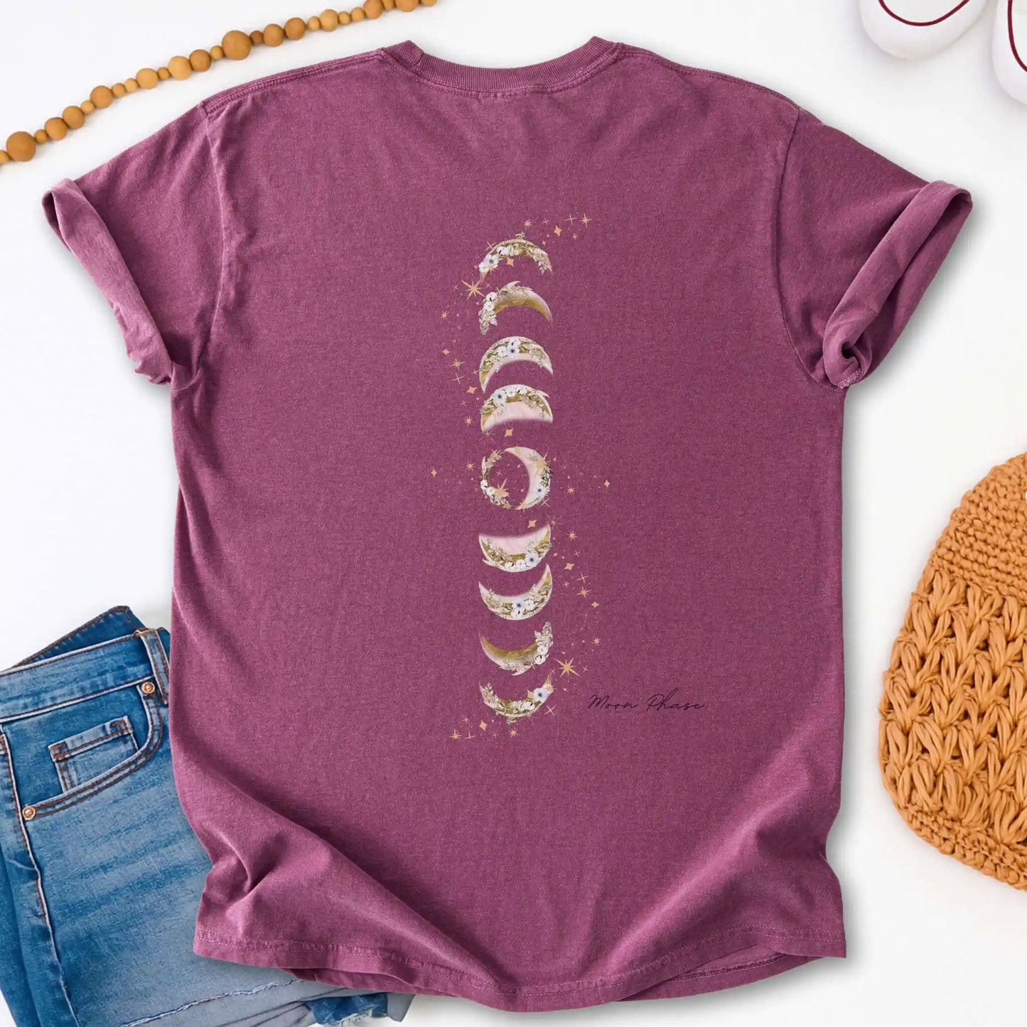 Golden Bloom Moon Phases