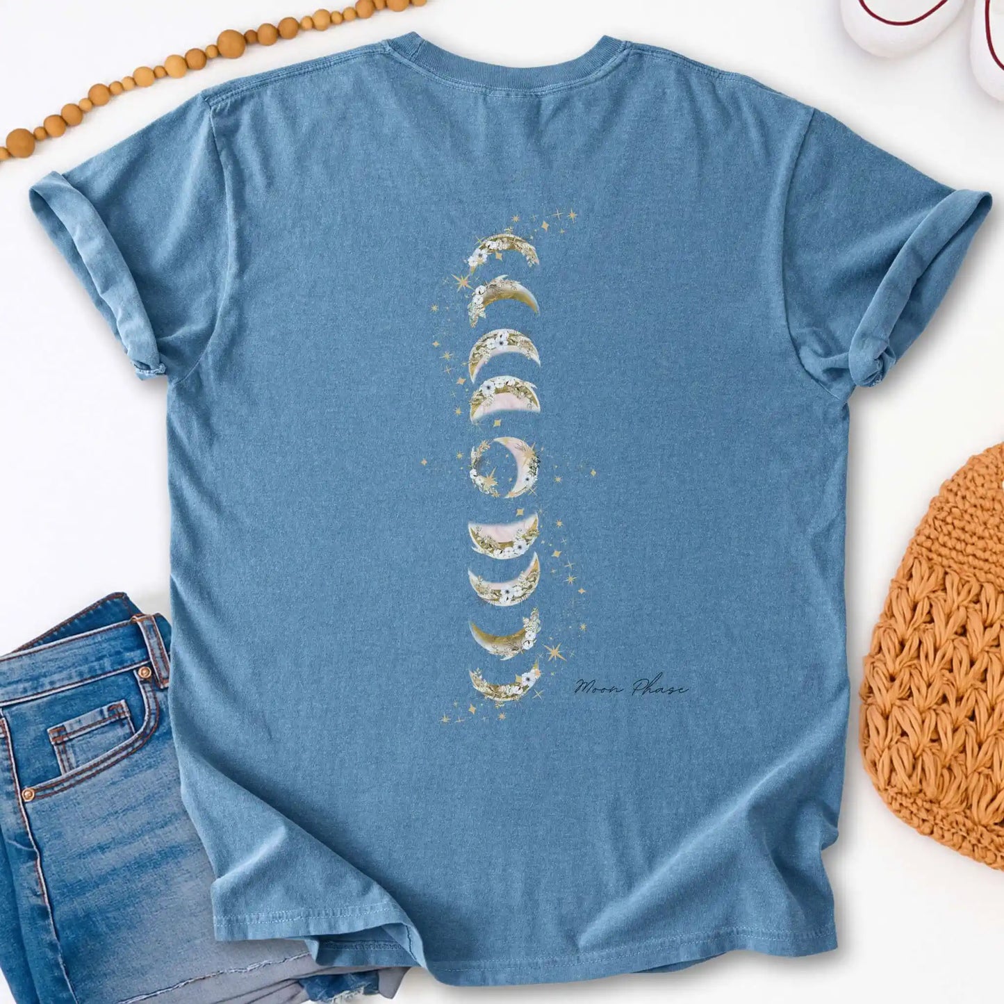 Golden Bloom Moon Phases