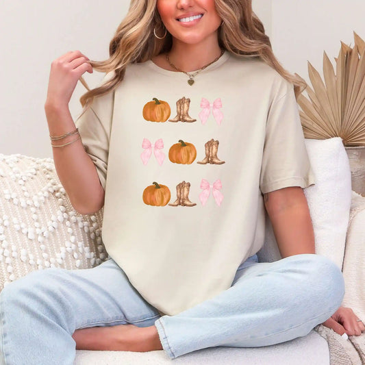 Pumpkins, Boots & Bows