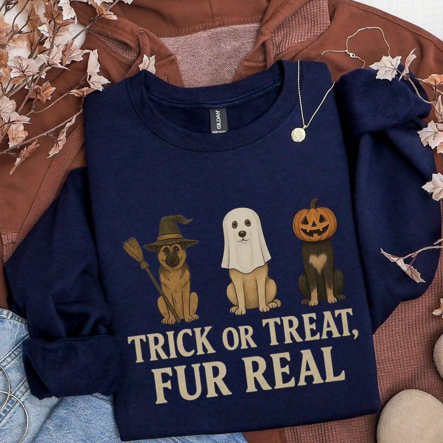Trick or Treat, Fur Real Sweatshirt
