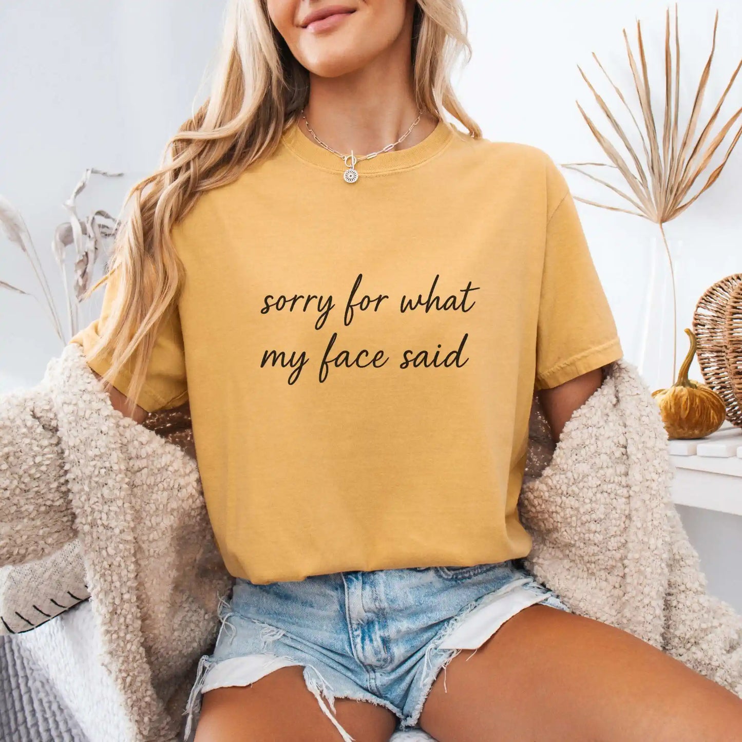 Sorry for What My Face Said