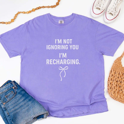 I’m Not Ignoring You, I’m Recharging