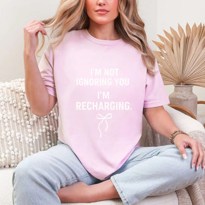 I’m Not Ignoring You, I’m Recharging