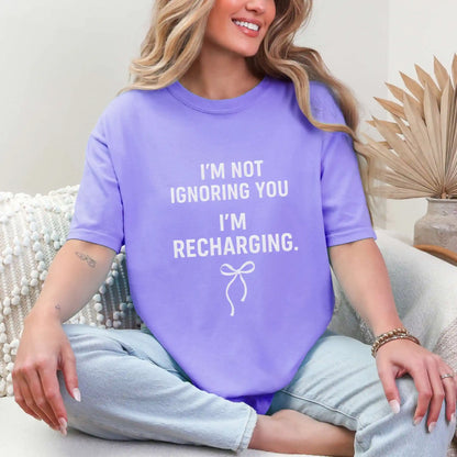 I’m Not Ignoring You, I’m Recharging
