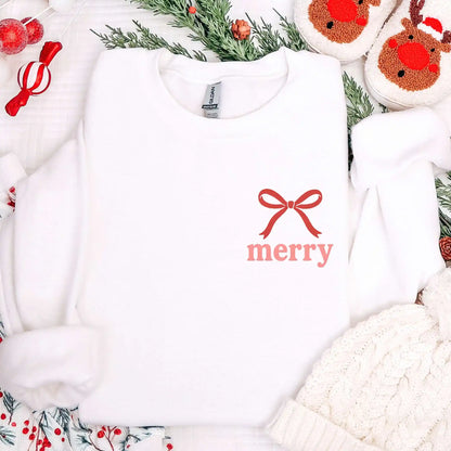 Merry All the Way Sweatshirt