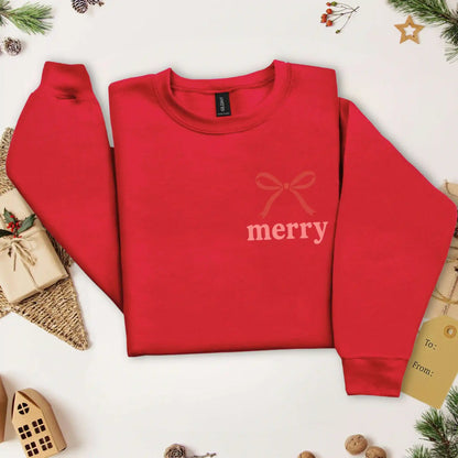 Merry All the Way Sweatshirt