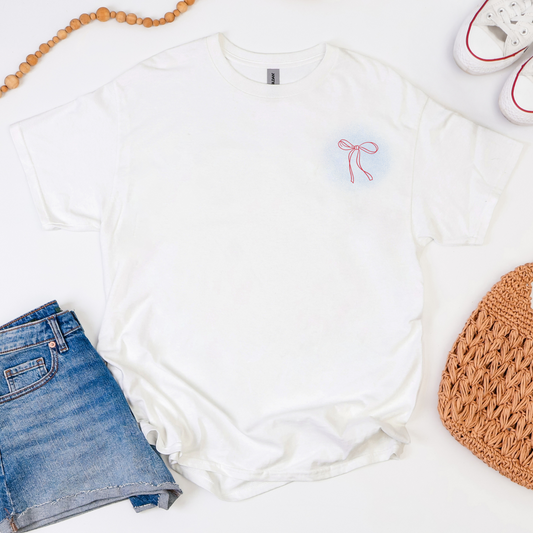 Patriotic Bows & Bold Stripes